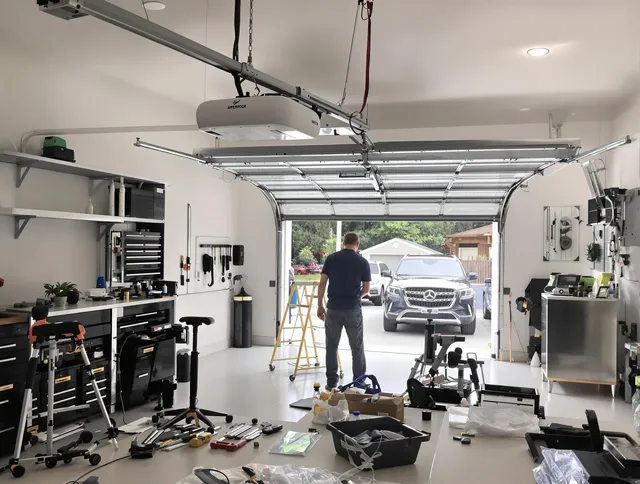 Garage door opener installation by University Heights Garage Door Repair in University Heights