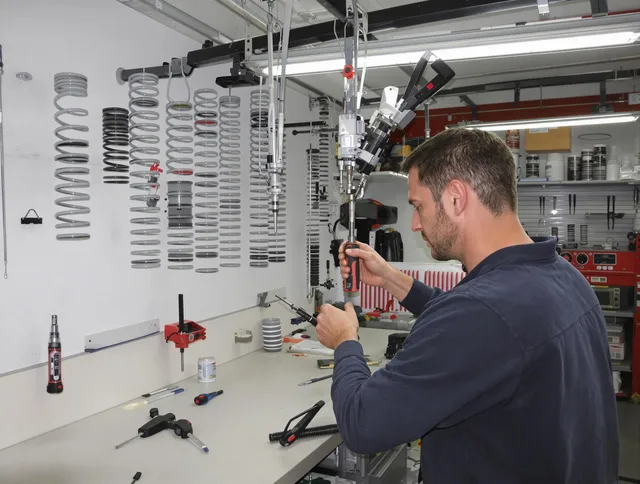 University Heights Garage Door Repair safety certified technician performing precision spring replacement in University Heights